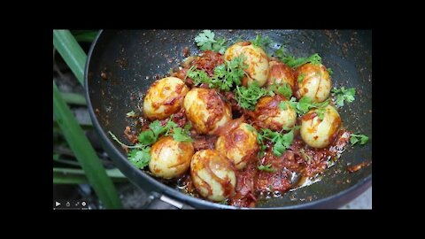 Egg Curry - Fried Egg Recipe - Country Food