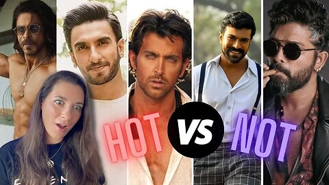 REACTING TO HOTTEST ACTORS OF INDIA!!