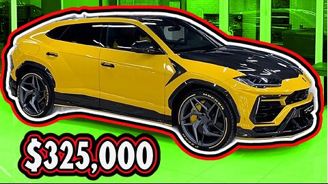 $325,000 Lamborghini urus