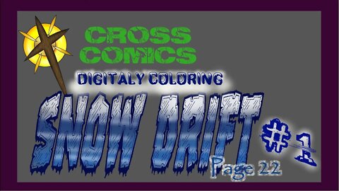 Speed painting Digital Coloring Snow Drift #1 Page 22