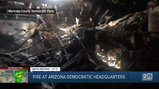 Fire at Arizona Democratic Party building in Phoenix being investigated as arson