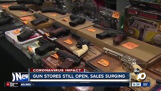 San Diego gun stores see surge in sales