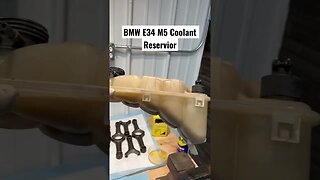 BMW E34 M5 Coolant Reservior #bmw #mechanic #car #mechaniclife #bmwe34 #bmwm5 #automechanic #diy