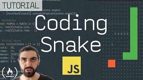 JavaScript Snake Game Tutorial Using Functional Programming