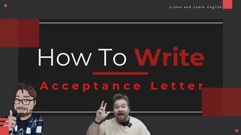 How to Write an Acceptance Letter for a Job or an Event