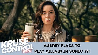 Aubrey Plaza Up for Villain in SONIC 3?!