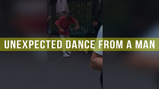 Unexpected Dance From A Man