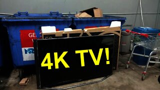 EEVBlog #1145 - Dumpster Diving 4K TV!