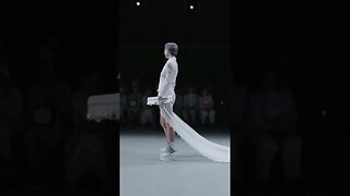 Grace Elizabeth in Thom Browne Fall/Winter 2023 HauteCouture FashionShow