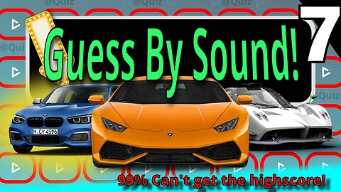 Quiz - Guess the Car By the Sound 7