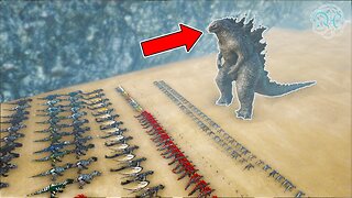Godzilla VS 1000 Robots | Ark Survival Evolved