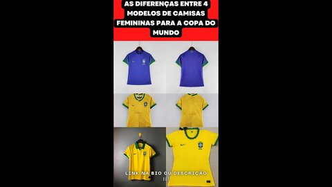 4 Modelos de Camisas da Copa do Mundo Feminina