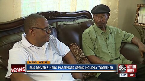 HART bus driver spends Thanksgiving with Army veteran that saved him during attack