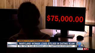 Victim of romance scam cheated out of $75,000 after meeting the "perfect guy" online