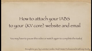 IABS tutorial for kv core