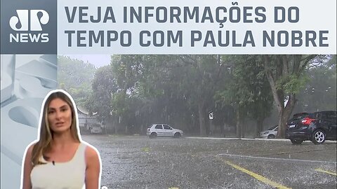 Alerta para chuva forte e granizo no Sul | Previsão do Tempo