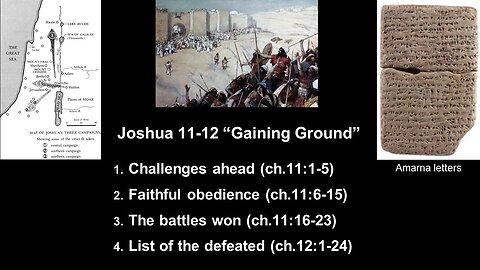 Joshua 11-12 “Gaining Ground” - Calvary Chapel Fergus Falls