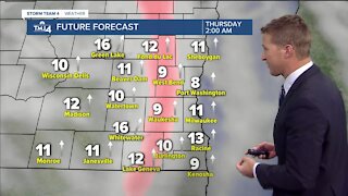 Sunny skies with highs in mid-30s Wednesday