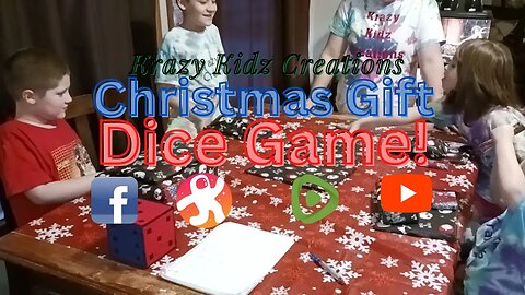 Christmas Gift Dice Game | Krazy Kidz Creations