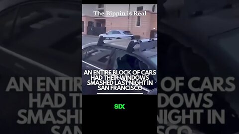 An Entire Block of Cars Had Their Windows Smashed Last Night in San Francisco #bippin