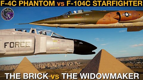 F-4C Phantom II vs F-104C Starfighter: 1960's USAF Sled Dogfight | DCS