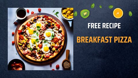 Free Breakfast Pizza Recipe 🍳🍕Free Ebooks +Healing Frequency🎵