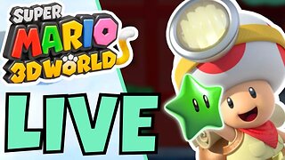 🔴 GREEN STAR HUNTING | Super Mario 3D World 100% Playthrough