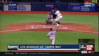 Kevin Kiermaier and Avisail Garcia lead Tampa Bay Rays to 8-1 win over Los Angeles Dodgers