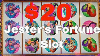 Playing $20 on Jester's Fortune Slot at Silverton Casino - Las Vegas