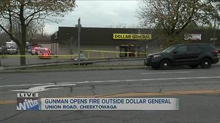 Gunman in body armor opens fire outside Dollar General