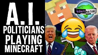 Donald Trump & Joe Biden AI Playing Minecraft is HILARIOUS! w/ AI Obama, Hillary & Ben Shapiro