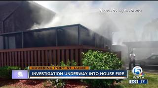 Investigation underway into Port St. Lucie house fire