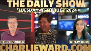 THE DAILY SHOW WITH PAUL BROOKER & DREW DEMI - TUESDAY 16TH JULY 2024
