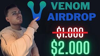 2# Venom Testnet Airdrop Confirmed ✅ $1B Fund Allocated FREE NFT's u. 2.000$