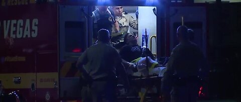 Las Vegas police officer, 2 others shot during confrontation