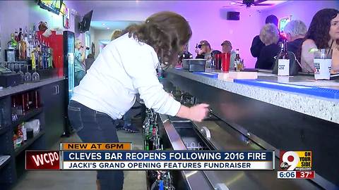 Cleves bar destroyed in fire reopens on Super Bowl Sunday