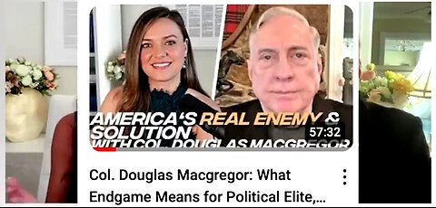 COL. DOUGLAS MACGREGOR ON TRUMP/HARRIS/RFK JR. RACE, WARS & REBUILDING FINANCIAL SYSTEM ON BITCOIN