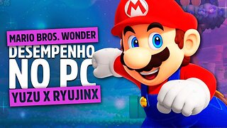Super Mario Bros. wonder no PC | Desempenho no Yuzu e Ryujinx - Qual o melhor?