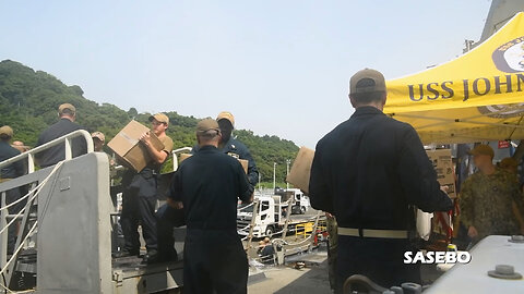 USS John Finn (DDG 113) Refuels in Sasebo, Japan