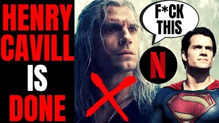Henry Cavill LEAVES The Witcher After Woke Netflix Writers DESTROY The Show | All In On Superman