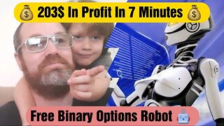 How to make 203 dollars in one day with a FREE Binary Options Robot