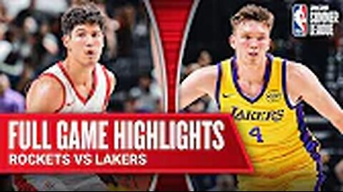 ROCKETS vs LAKERS / NBA SUMMER LEAGUE / HIGHLIGHTS/BASKETBALL