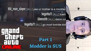 GTA V Online Funny Moments Part 1 Ft Vegetto71 | Modder Griefer is SUS - GTA Online PC