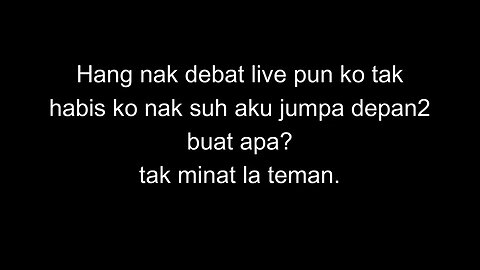 "samseng internet e-thug" buat cabaran kat orang.. dia sendiri tak perasaan diri dia tu kat mana.