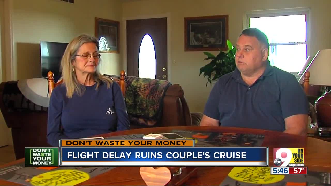 DWYM: Flight delay forced couple to miss cruise