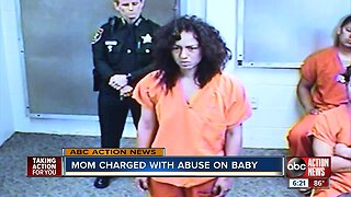 Mother arrested in Pinellas County for abusing baby because he couldn't stand, police say