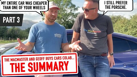 The Big Chat Summary - Geoff Buys Cars & The MacMaster Colab - Part 3