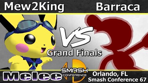 FOX MVG|Mew2King (Pichu & Marth) vs. Barraca (Marth & G&W) - Melee Grand Finals - SC:67