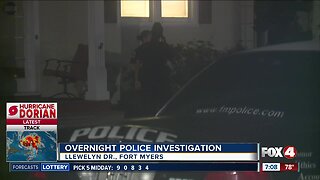 Fort Myers POlice conduct investigation on Llewelyn Drive