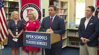 Florida Gov. Ron DeSantis makes education announcement near Jacksonville